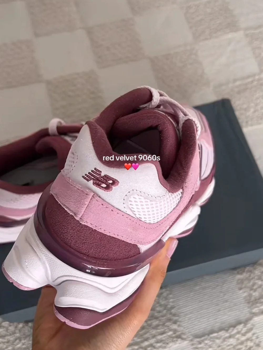 New Balance Women's Pink & Mauve Mesh Suede Sneakers